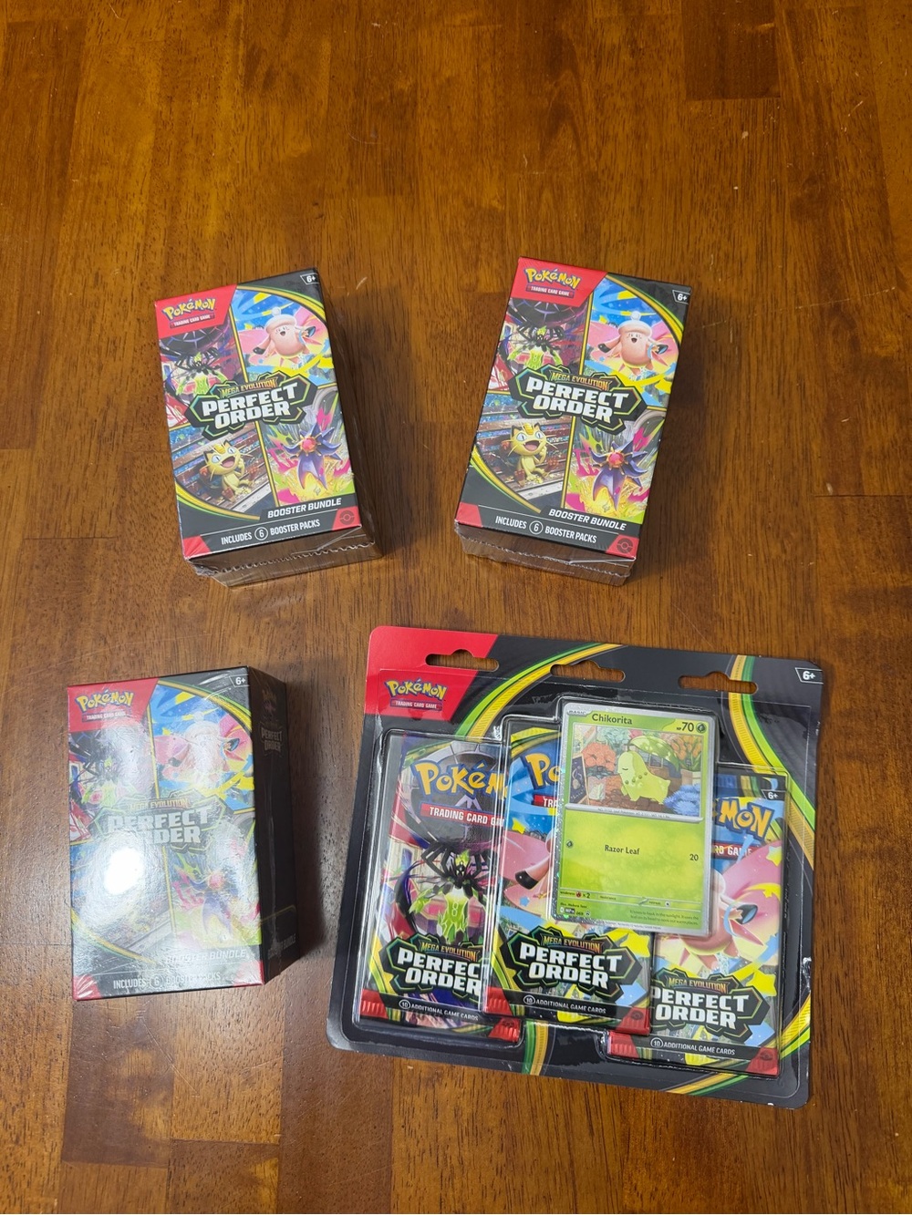 Brand New POKÉMON Perfect Order Mega Evolution x 21 Packs and Promo Card